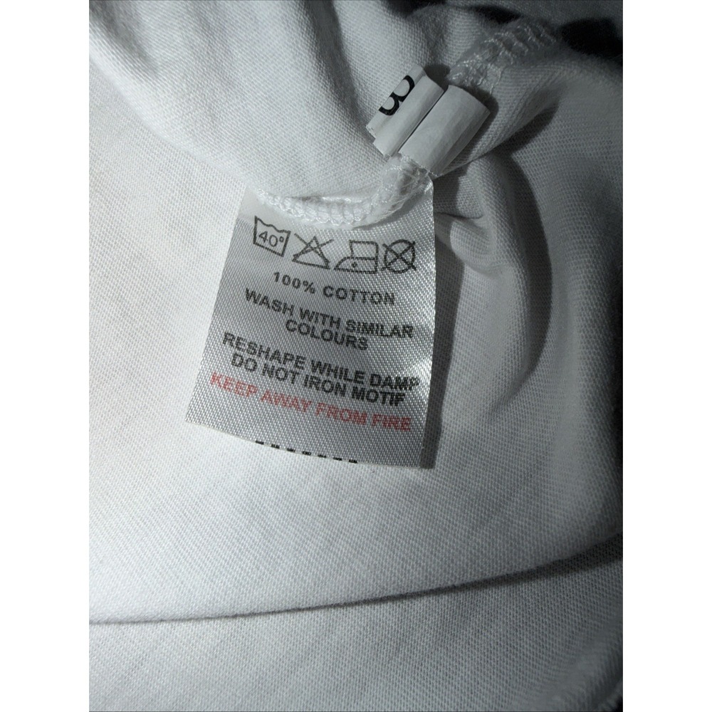 Guinness Ireland Long Sleeve Size Large Relaxed Fit 100% Cotton White Green - Picture 5 of 5